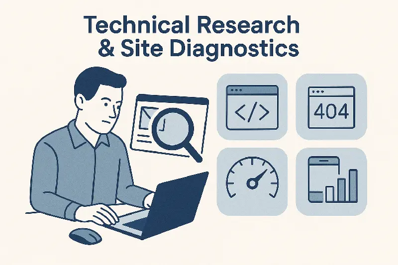 technical seo audit: Technical Research & Site Diagnostics