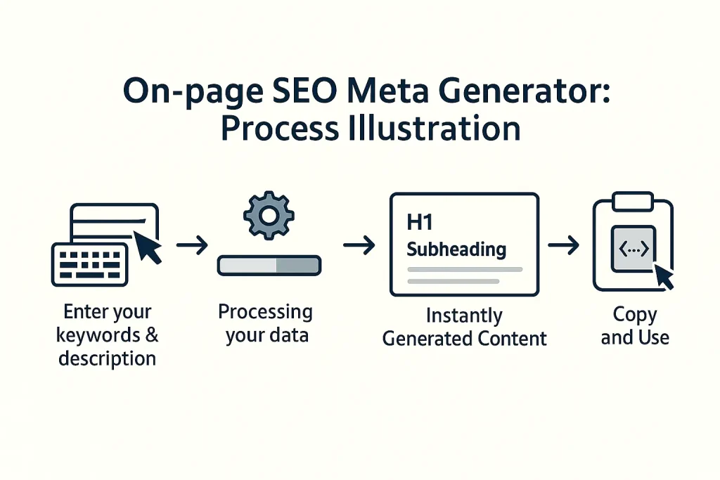 Free On-page SEO Meta Generator - Titles, Descriptions & H1